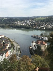 Panorama mit drei Flüssen